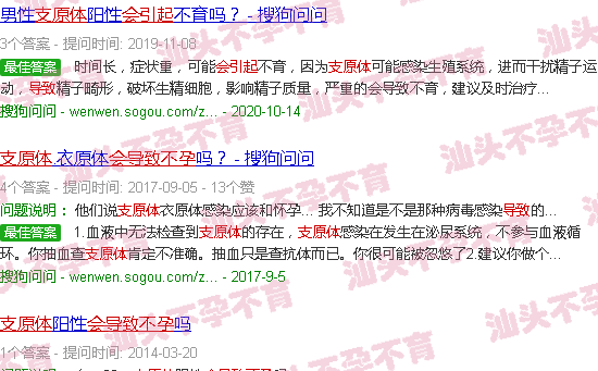 汕头支原体会引起不孕吗