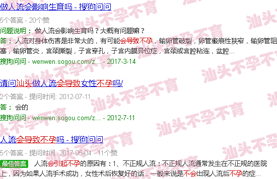 汕头流产会不会导致不孕